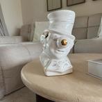 Porseleinen clown bloempot / vaas, Wit, Aardewerk of Porselein, Ophalen of Verzenden, Zo goed als nieuw