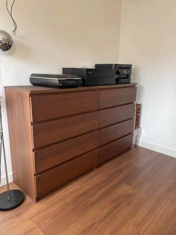 Twee IKEA MALM ladekast - eiken fineer - afbeelding 4