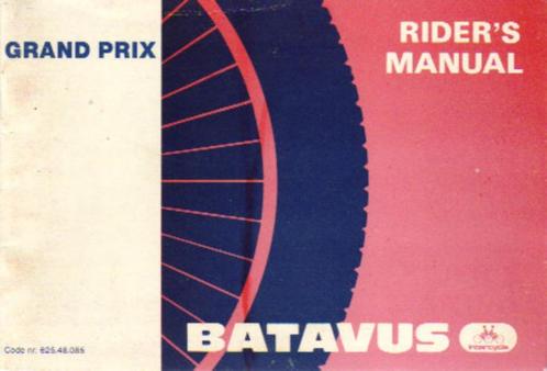 Batavus Grand Prix manual Bromfiets (5923z), Fietsen en Brommers, Handleidingen en Instructieboekjes, Zo goed als nieuw, Ophalen of Verzenden