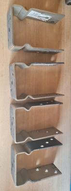 Paalverbinder / paalhouder RVS 91x91x150 mm, Doe-het-zelf en Verbouw, IJzerwaren en Bevestigingsmiddelen, Ophalen, 100 tot 250 mm