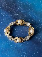 Leuke strass broche, Ophalen of Verzenden, Overige materialen, Broche