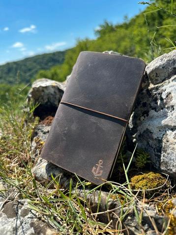 Leren Notitieboekje Cover - geschikt voor oa Field Notes beschikbaar voor biedingen