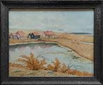 Aquarel KunstenaarJ. van den Burg, Ophalen of Verzenden