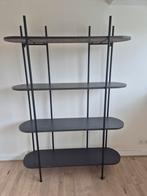 Houten antraciet stellingkast - 170 x 120 cm, Huis en Inrichting, Ophalen, Gebruikt