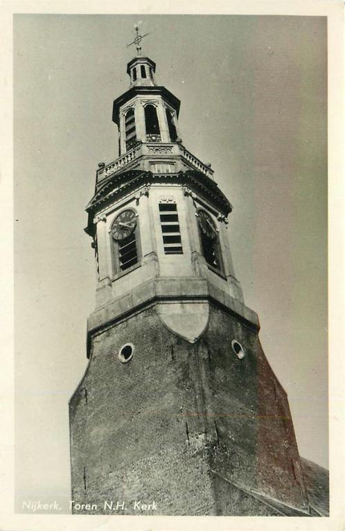 (387-180-001) Nijkerk Toren Kerk, Verzamelen, Ansichtkaarten | Nederland, Gelderland, Verzenden