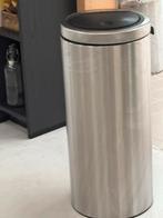 Goede rvs Brabantia Touch Bin - 23-30 liter, Met pedaal, 50 tot 75 cm, Ophalen of Verzenden, Zo goed als nieuw