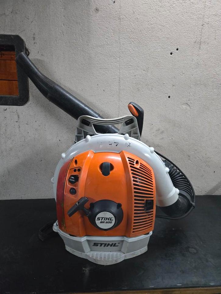 Stihl BR500 bladblazer | Ruggedragen | Goedwerkend BR 500, Tuin en Terras, Bladblazers, Gebruikt, Ruggedragen, Benzine, Ophalen of Verzenden