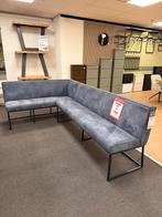 Super gave eetkamerbank, Ophalen, Blauw, Zo goed als nieuw, Vier