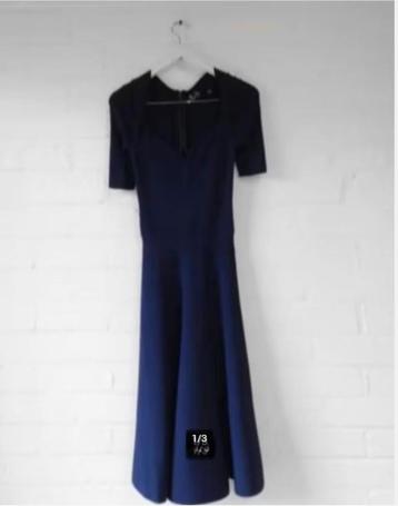 Ted Baker - Mooie donkerblauwe Jurk maat 0/34 - Nieuw €230 beschikbaar voor biedingen