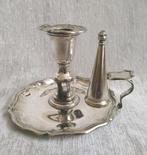 Antieke verzilverde blaker uit Engeland 11 cm hoog, Ophalen of Verzenden, Overige materialen