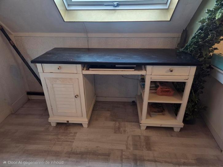 Riviera Maison Bureau - Stijlvol en Praktisch!, Huis en Inrichting, Bureaus, Gebruikt, Bureau, Ophalen