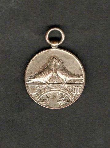 Medaille Duiven 1e Prijs 1948. beschikbaar voor biedingen