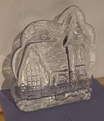 Sfeerlichthouder - glas -waxinehouder - kerk model - 18x18cm, Huis en Inrichting, Woonaccessoires | Kandelaars en Kaarsen, Ophalen of Verzenden