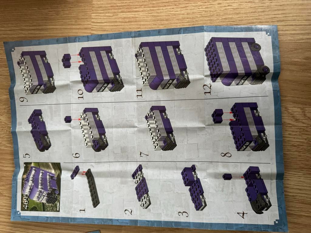 Lego 4695 Knight Bus - Harry Potter, Ophalen of Verzenden, Zo goed als nieuw, Complete set, Lego