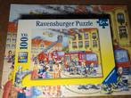 Ravensburger 100 XXL puzzel Brandweer, Hobby en Vrije tijd, Ophalen of Verzenden, Minder dan 500 stukjes, Zo goed als nieuw, Legpuzzel