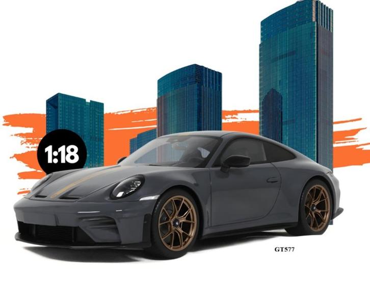 Porsche 992 GT3 Touring GT Spirit nieuw 1/18, Hobby en Vrije tijd, Modelauto's | 1:18, Nieuw, Auto, Overige merken, Ophalen of Verzenden