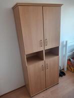 Beuken kast met veel opbergruimte, Huis en Inrichting, 100 tot 150 cm, Ophalen of Verzenden, Modern, 150 tot 200 cm