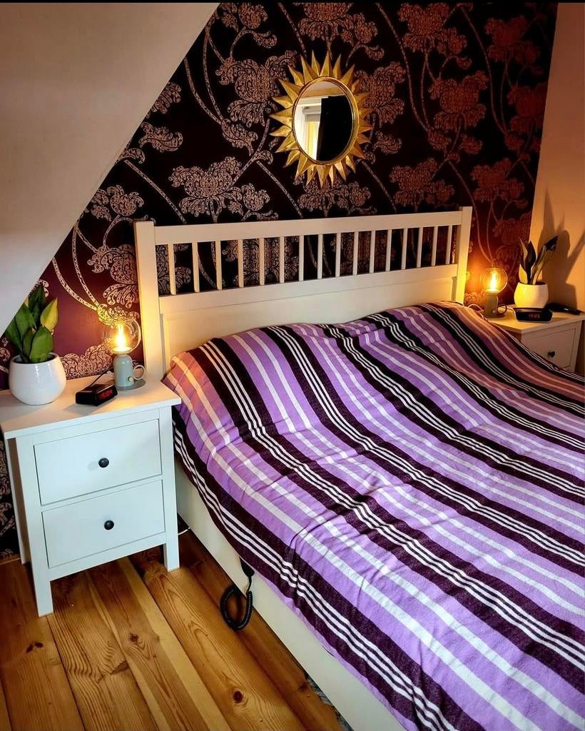 Hemnes bed Ikea, 160×200, in goede staat, Huis en Inrichting, Slaapkamer | Bedden, Ophalen, Gebruikt, Wit, Tweepersoons