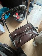 Vintage / ouderwetse boodschappen /reis tas / karretje, Ophalen, Zo goed als nieuw, 30 cm of meer