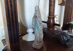 Heilige Maagd Maria me houten console / 21 centimeter / Gips, Antiek en Kunst, Kunst | Beelden en Houtsnijwerken, Ophalen