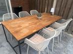 Tuin Tafel Hout, Tuin en Terras, Tuinsets en Loungesets, Ophalen, Zo goed als nieuw, Hout, Tuinset