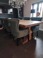 V-lab Eiken Kloostertafel, Huis en Inrichting, Ophalen, Gebruikt, 100 tot 150 cm, Klooster, Landelijk