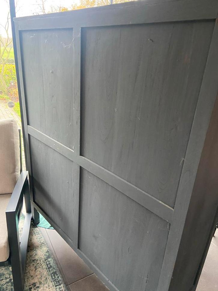 Mooie buffetkast met glazen deuren, Huis en Inrichting, Kasten | Boekenkasten, Gebruikt, 100 tot 150 cm, 150 tot 200 cm, 25 tot 50 cm