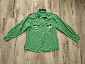 Mooie groene scoutingblouse, Welpen uniform, Scoutfit, 152. beschikbaar voor biedingen