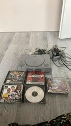 PlayStation 1 incl spellen en controlers, Met 2 controllers, Gebruikt, Ophalen