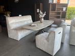 Stijlvolle Mangohouten Tafel - Assen, Huis en Inrichting, Tafels | Eettafels, 100 tot 150 cm, Ophalen of Verzenden, Vijf personen of meer