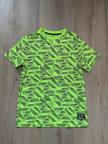 Neon geel jongens shirt met dessin van WE maat 158/164 beschikbaar voor biedingen