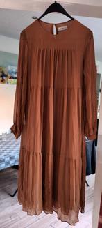 Mango jurk midi maat S/M, kleur cognac, Kleding | Dames, Jurken, Maat 38/40 (M), Mango, Bruin, Ophalen of Verzenden