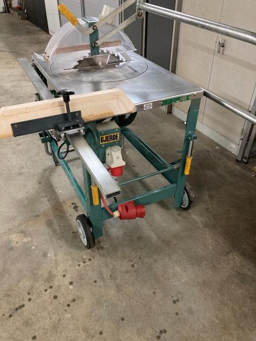 gjerde zaagtafel op 400 volt bouwzaag, Doe-het-zelf en Verbouw, Schaafmachines, Zo goed als nieuw, Elektrisch, Ophalen