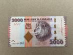 Tanzania 2000 Shilingi UNC, Postzegels en Munten, Verzenden, Tanzania, Los biljet