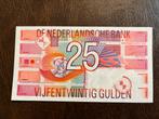 25 gulden 1989 UNC, Los biljet, Ophalen of Verzenden, 25 gulden