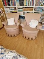 2 zeteltjes, Huis en Inrichting, Fauteuils, Ophalen, Gebruikt