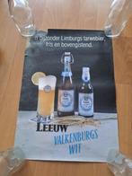 Leeuw Valkenburgs wit bier poster, Reclamebord, Plaat of Schild, Gebruikt, Ophalen of Verzenden, Leeuw