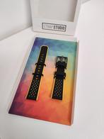 Samsung Rubber/Leer Bandje - 20mm - Zwart/Geel, Bandje, Madefor@samsung.com, Nieuw, Ophalen of Verzenden