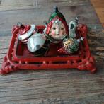 Rode oude Kwispedoor / Spuugbak - Decoratief!, Ophalen of Verzenden