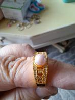 Parel ring verstelbaar, Sieraden, Tassen en Uiterlijk, Ringen, Ophalen of Verzenden, Zo goed als nieuw, 17 tot 18, Dame