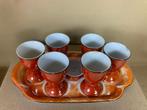 Porseleinen oranje eierdop set, Antiek en Kunst, Ophalen of Verzenden