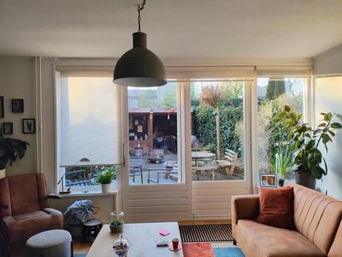 Luxaflex stoffen rolgordijnen dubbel., Huis en Inrichting, Stoffering | Gordijnen en Lamellen, Zo goed als nieuw, Ophalen