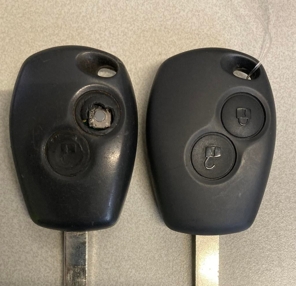 Renault of Dacia sleutelbehuizing met 2 knoppen, Ophalen of Verzenden, Nieuw