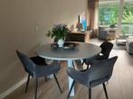 4 Basiclabel Stoelen, Huis en Inrichting, Stoelen, Ophalen, Gebruikt, Stof