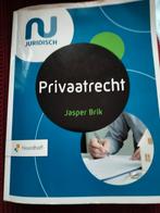 Privaatrecht leerboek MBO Jasper Brik - Leerboek, Ophalen of Verzenden, Zo goed als nieuw, Jasper Brik