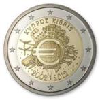 2 Euro  Cyprus 2012 - 10 jaar Chartale Euro (TYE) - UNC, Postzegels en Munten, Munten | Europa | Euromunten, 2 euro, Losse munt