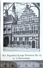 Den Haag 1923, het Pagehuis, Lange Voorhout 6, Verzenden, Voor 1940, Gebruikt, Gebouw