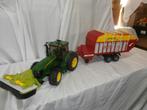 Bruder  set John Deere 7930 + Frontmaaier + opraapwagen, Ophalen, Zo goed als nieuw