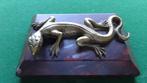 Sculptuur brons Hagedis - Art Deco, Antiek en Kunst, Ophalen of Verzenden, Brons