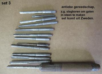 set antieke z.g. slaghamers en ruimers uit Zweden beschikbaar voor biedingen